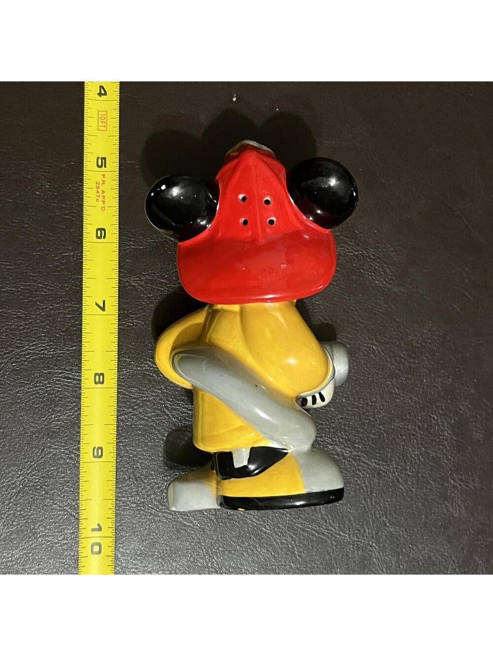 Disney Mickey Mouse & Pluto Firefighter Ceramic Figurine Set - Picture 5 of 9